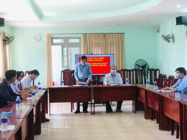 Thường trực HĐND phường Ninh Sơn giám sát công tác chi hỗ trợ theo Nghị quyết 68 của Chính phủ